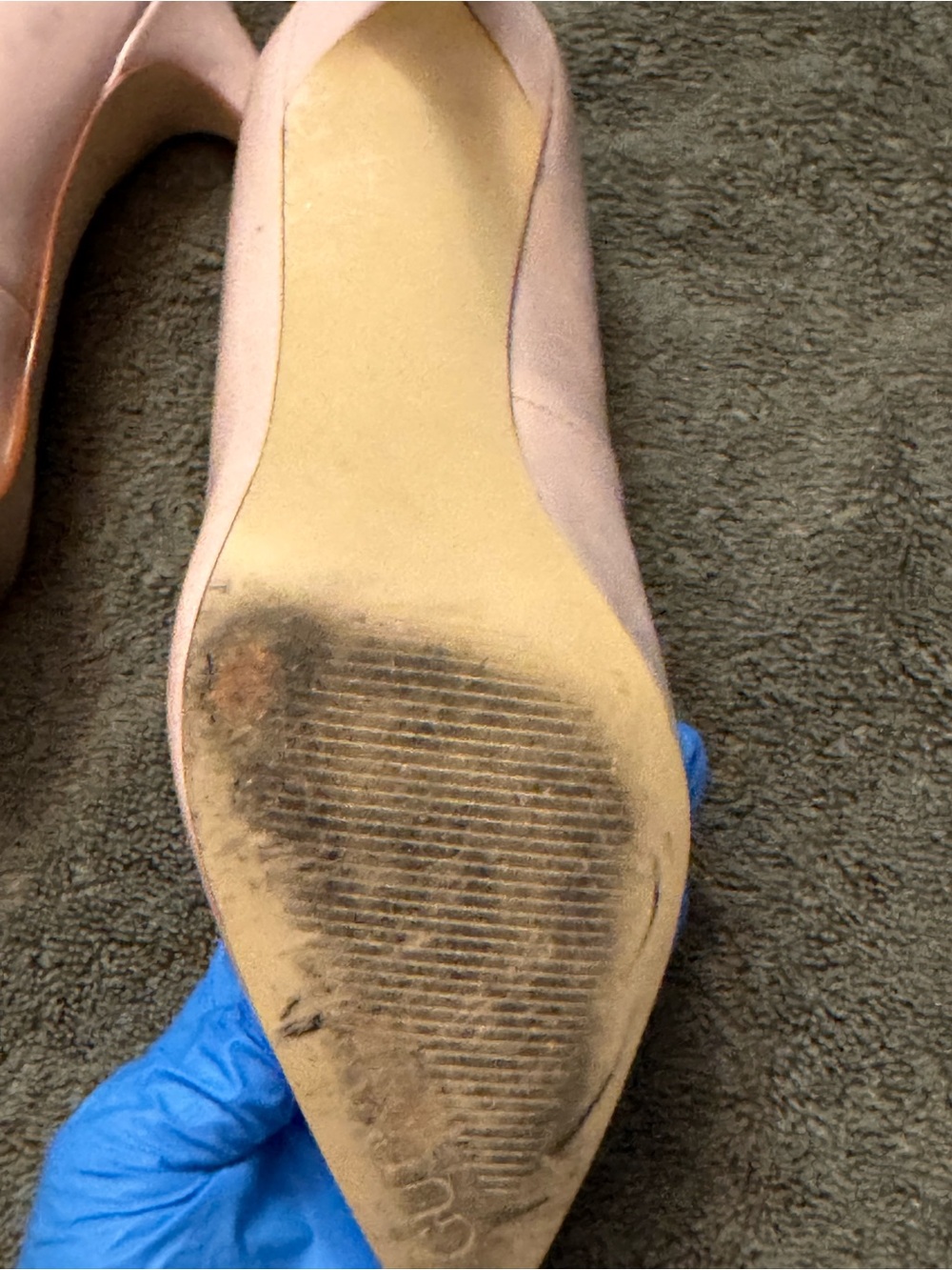 GUESS Blush Nude Pointed-Toe Pumps - Picture 3 of 6
